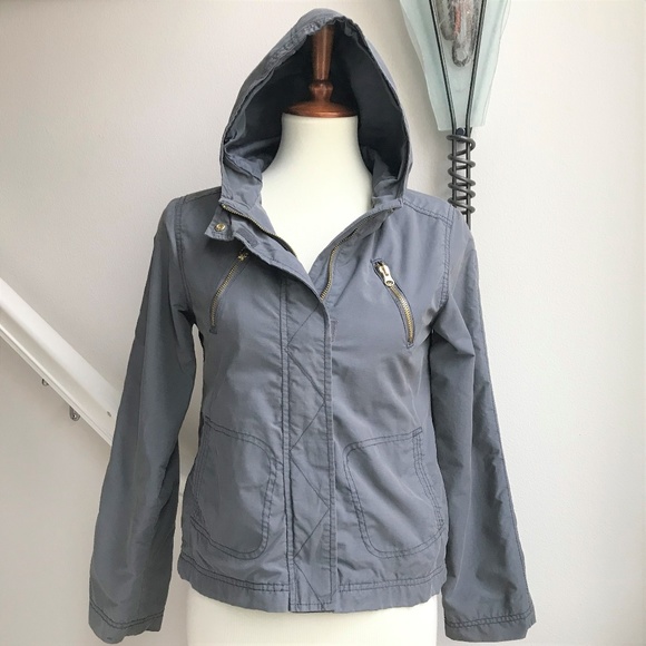 Old Navy Other - Old Navy Girl Grey Jacket with Hood